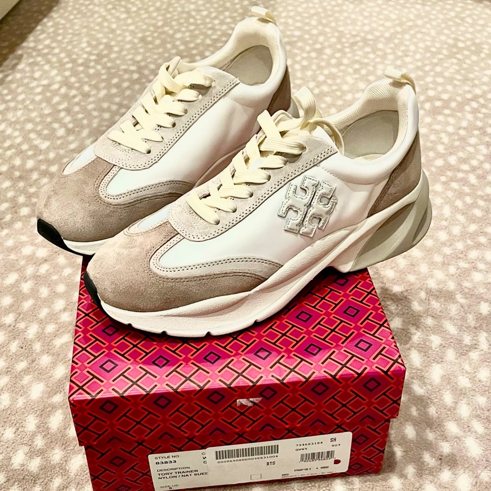 Tory Burch Good Luck Trainer Sneakers 8m